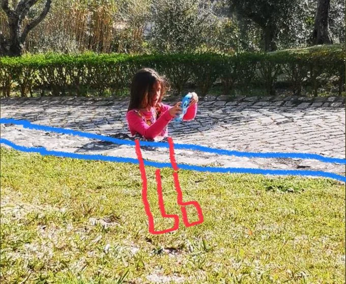 Hand-drawn solution highlight.