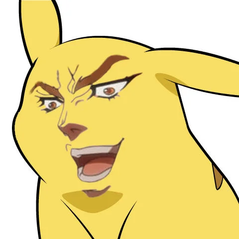 The iconic 'anime face' Pikachu edit that became the defining image of the meme.