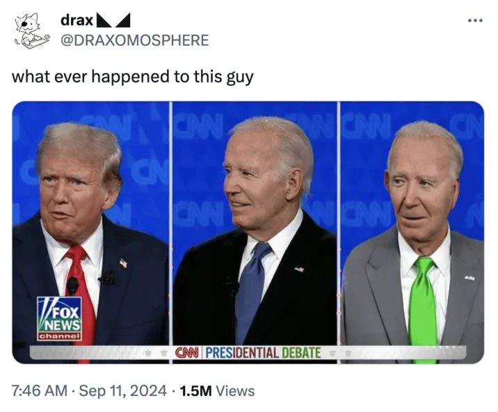 A follow-up viral tweet asking 'what ever happened to this guy,' extending the Gleeks meme into September 2024.
