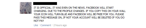 Facebook gold account trolling.