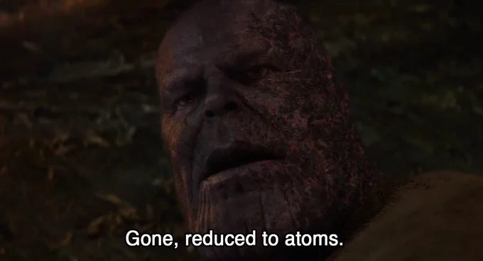 Close-up Thanos template.