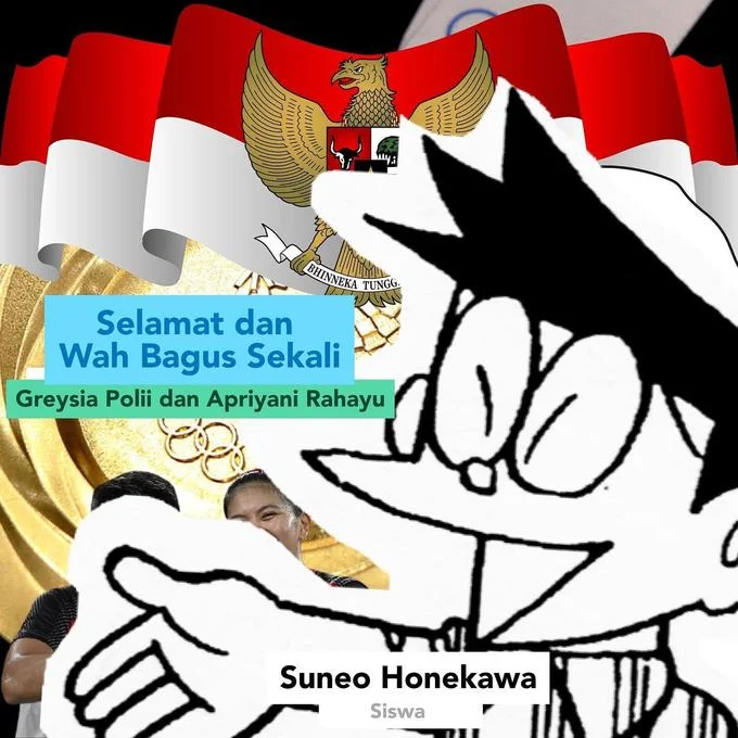 Greysia Polii And Apriyani Rahayu Congratulation Poster Parodies
