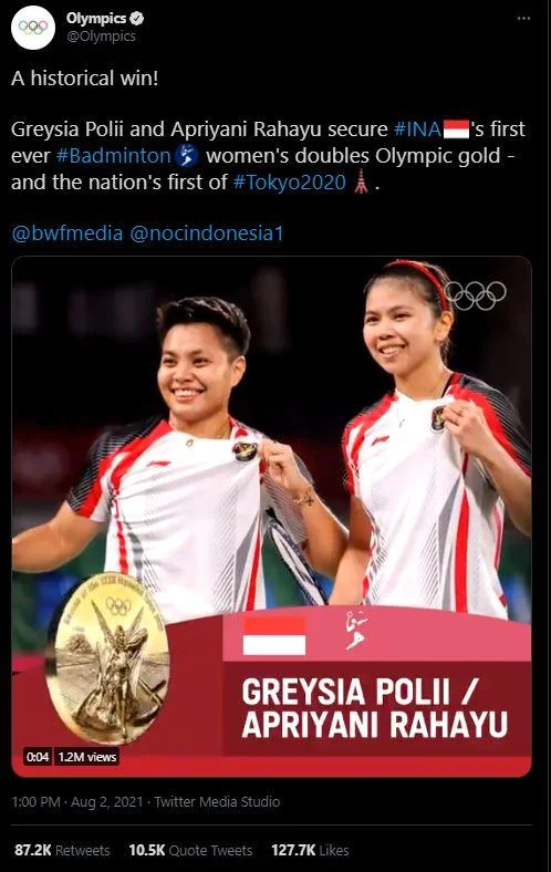 Greysia Polii And Apriyani Rahayu Congratulation Poster Parodies