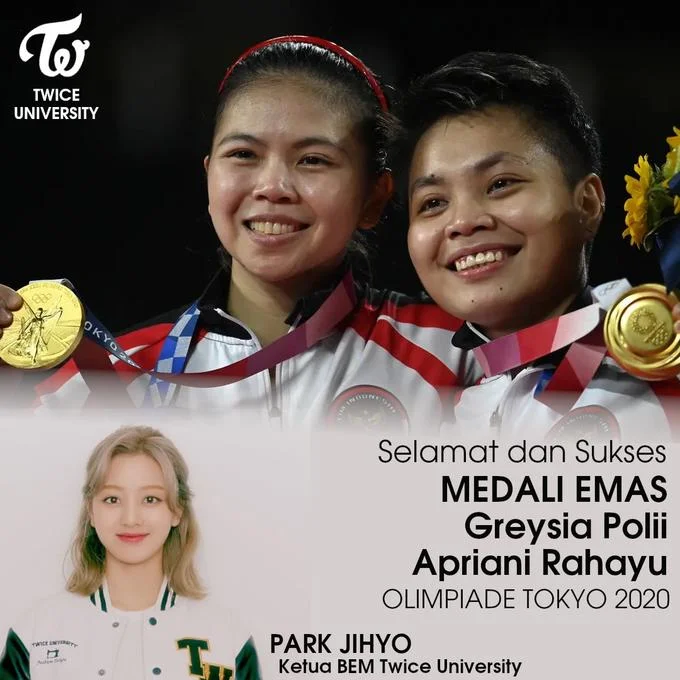 Greysia Polii And Apriyani Rahayu Congratulation Poster Parodies