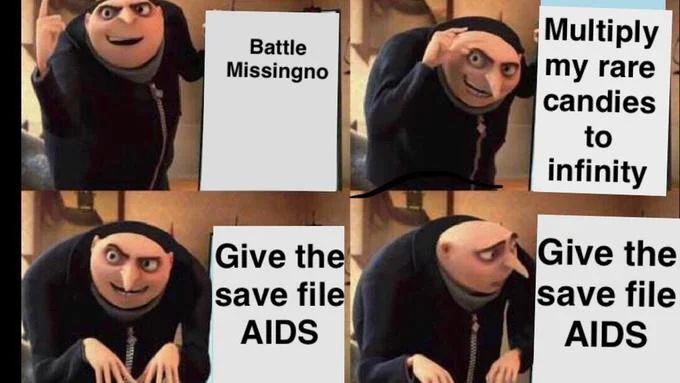 Pokémon nostalgia plan meme.
