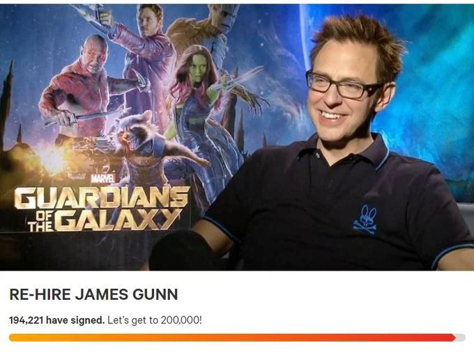 James Gunn's public statement on Twitter addressing his controversial older tweets following his firing.