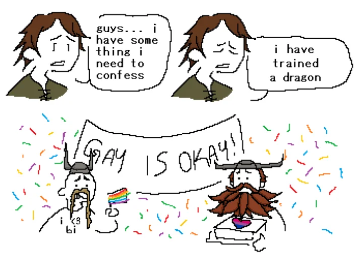 Dragon training confession.