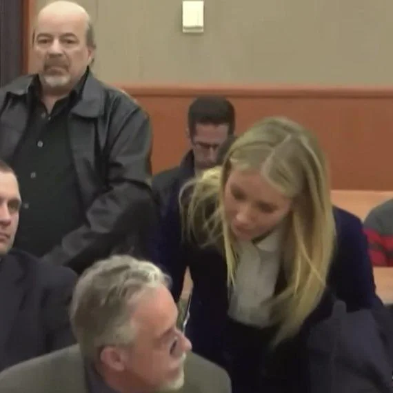 Ski Trial: Paltrow courtroom photograph.