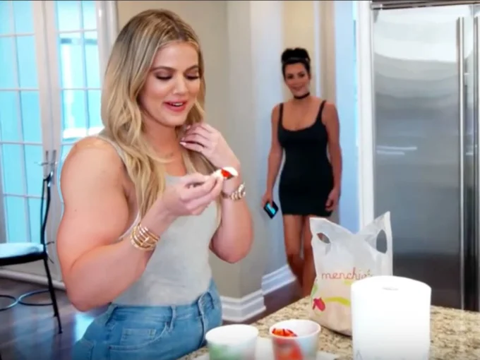 A popular reaction tweet using the Gym Kardashian image to joke about being called 'bro'.