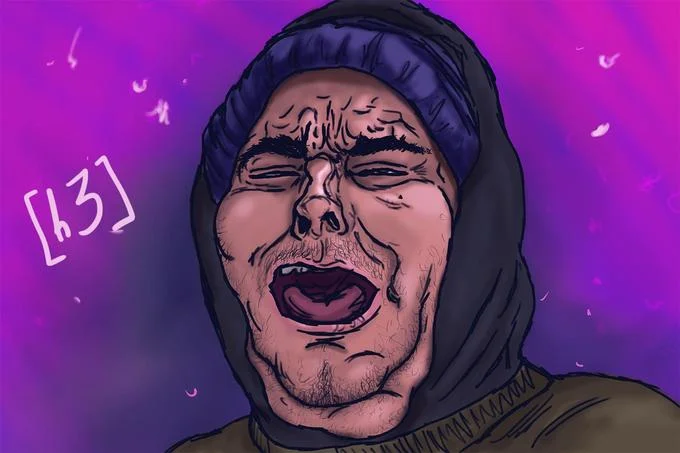 Digital fan art portraying Ethan Klein as a crowned king, a common tribute among h3h3productions fans.