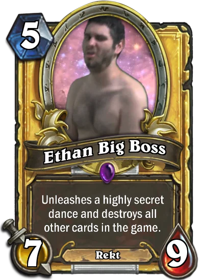 'Work Hard Play Hard' fan painting of Ethan Klein, a popular piece of h3h3productions fan art.