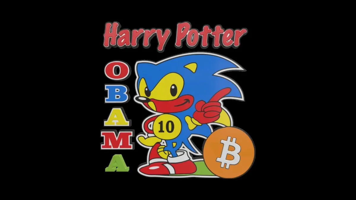 HarryPotterObamaSonic10Inu: Sonic Bitcoin illustration.