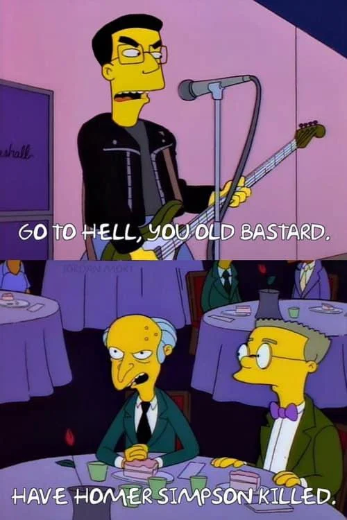 Self-referential variant where Homer is the mistaken identity.