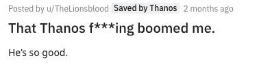 He Boomed Me