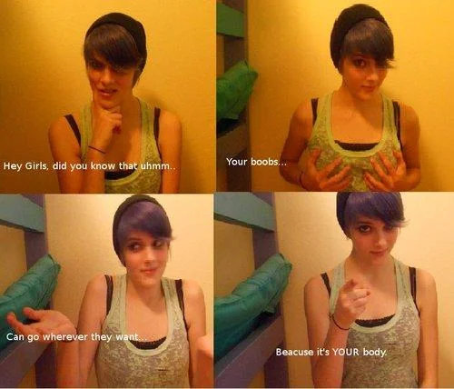 A body-positive spin on the 'Hey Girls, Did You Know' template.