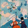 Anime characters representing the concept of hiding true power level.