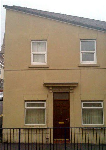 The original Hitler House from Port Tennant, Swansea, Wales.