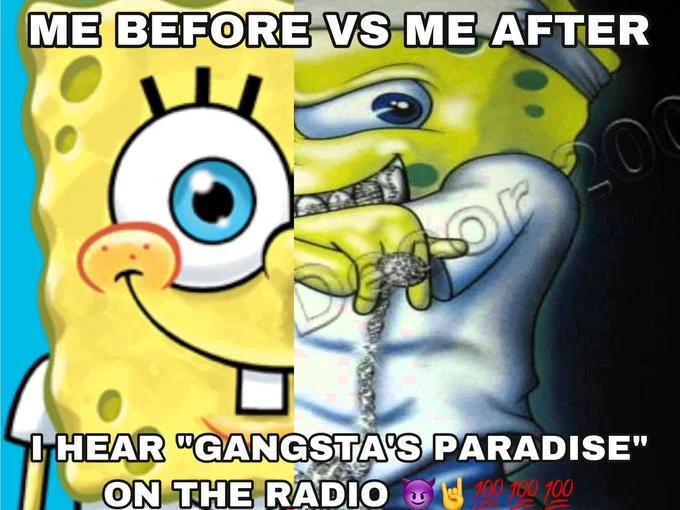 An example of the visual style common to Hood Irony and related urban meme formats.