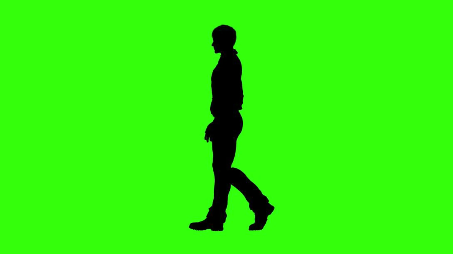 The 'Silhouette Walking' image frequently used as a reaction in Hood Irony meme compilations.