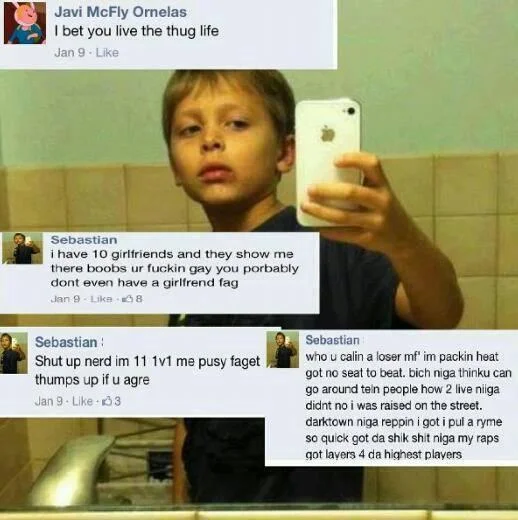 An image from the broader urban meme culture that influences Hood Irony content.