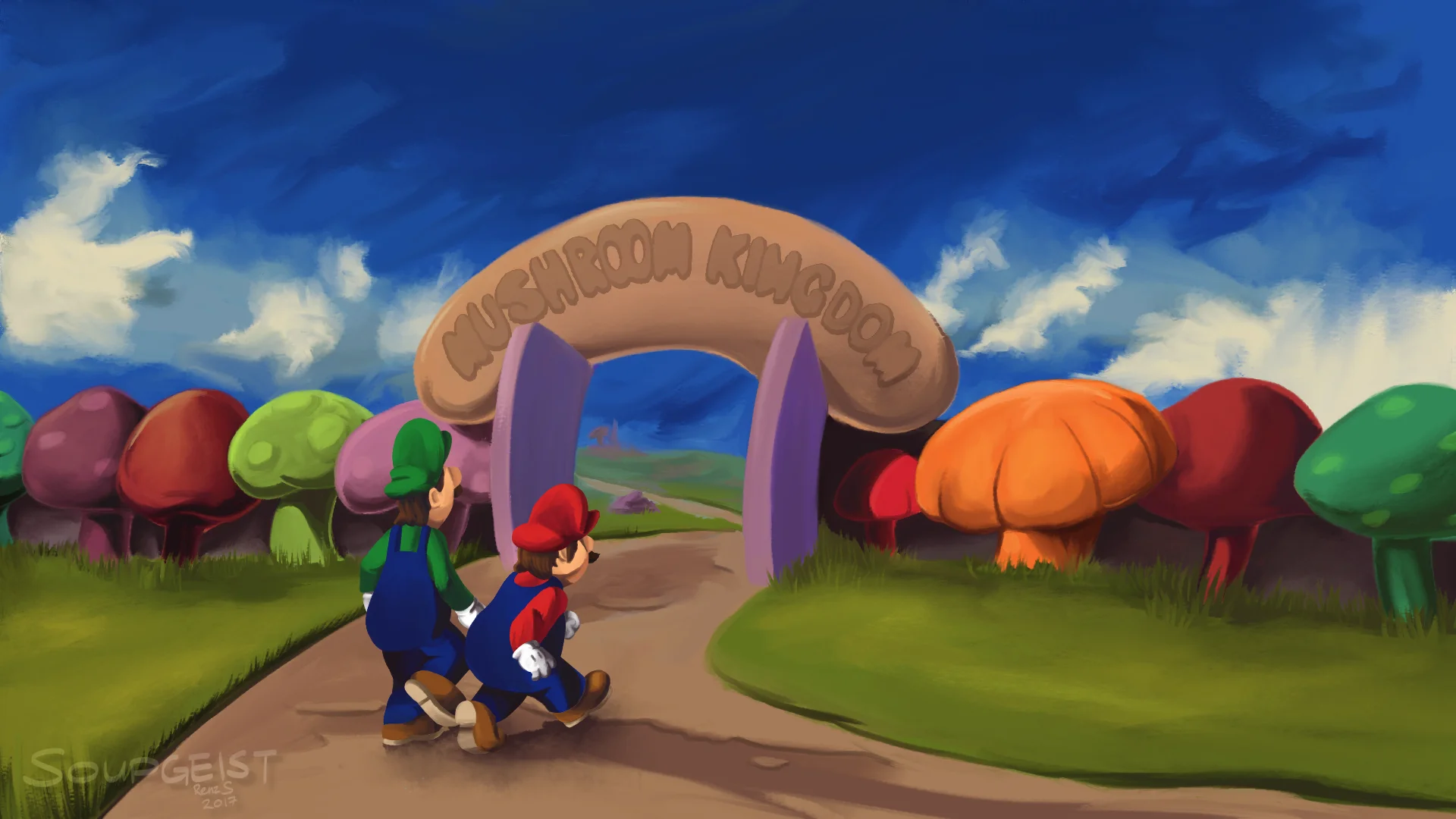 Supper Mario Broth trivia post detailing why Hotel Mario allows jumping and the hidden Hollie Lohff birthday message.