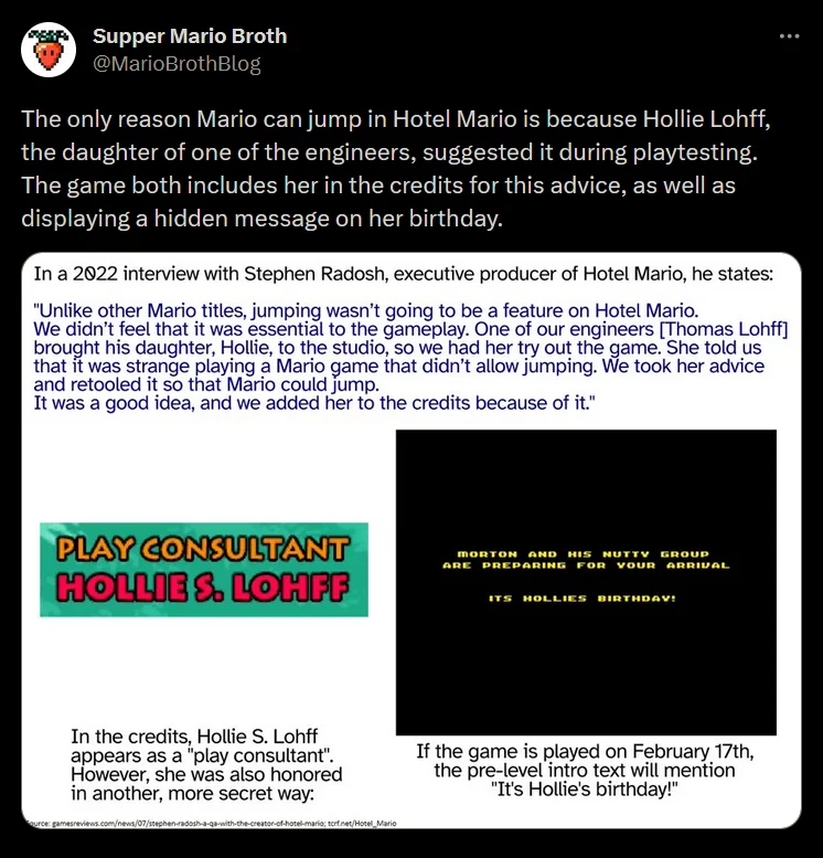 A popular 'Luigi this isn't the mushroom kingdom' image macro referencing the confused mushroom-kingdom trope from Hotel Mario.