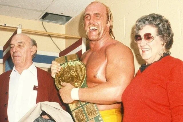 Hulk Hogan during his early wrestling career touring in Japan.