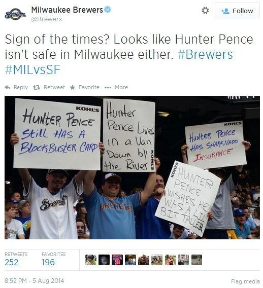 Hunter Pence Signs