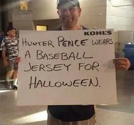 Sign showing trend participation at multiple MLB venues nationwide.