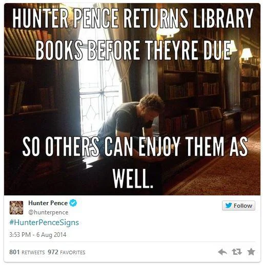 Wholesome Hunter Pence sign interpretation from the athlete himself.