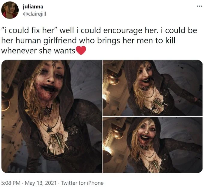 Gender-swapped application showing the meme's evolution and darker variants.