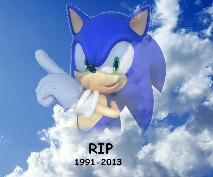 Sonic memorial tribute image.