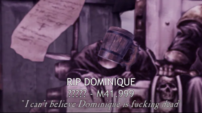 Warhammer 40K dark variant of the meme.