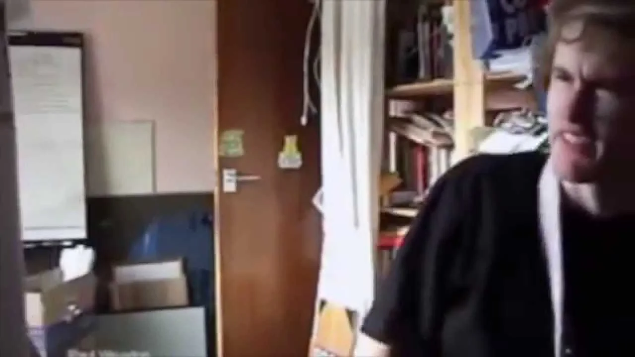 Screengrab from the original viral video that spawned the 'I Can't Believe You've Done This' catchphrase.