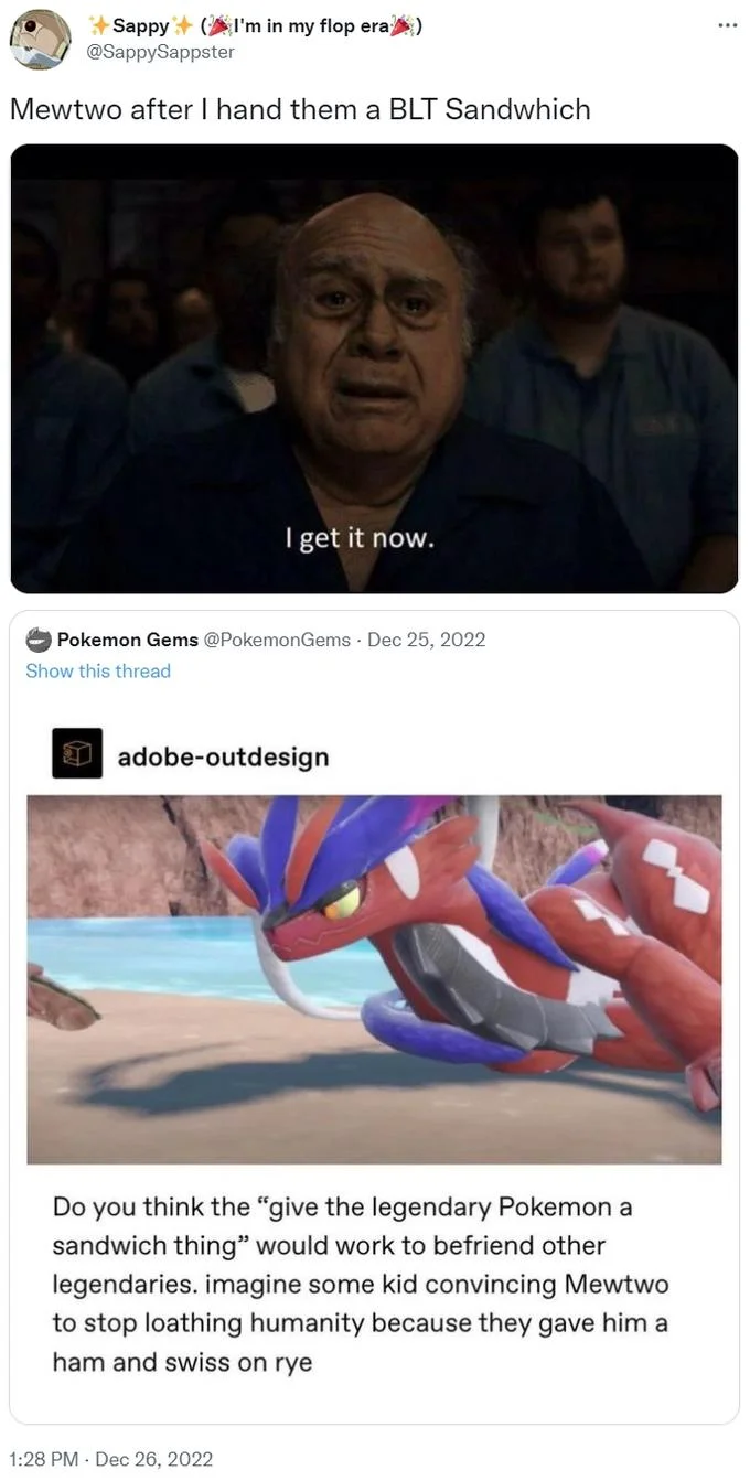 Reacting to Pokémon gaming humor online.