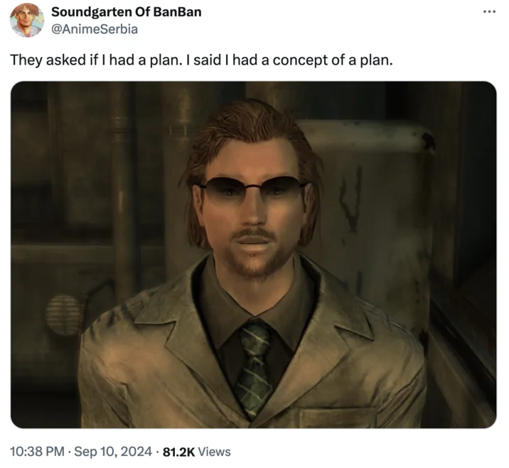A Fallout: New Vegas edit brings the debate quote into video game meme territory.