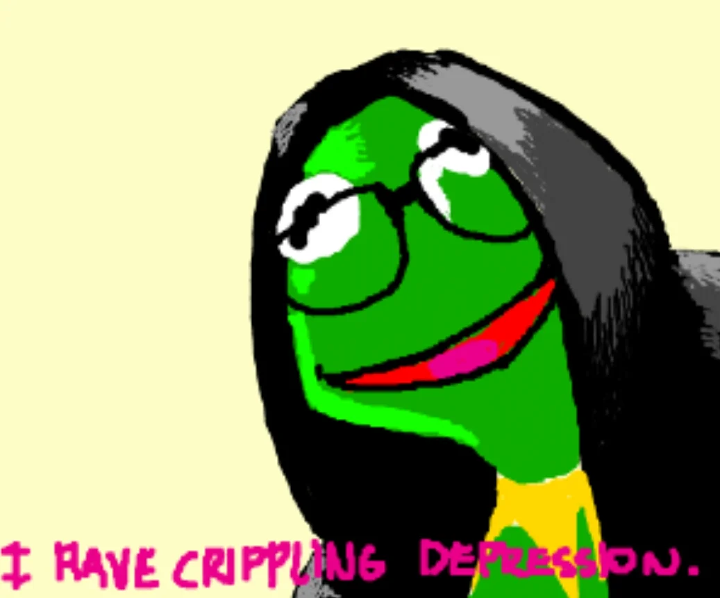 A hand-drawn Pepe/Filthy Frank mashup illustrating the meme's catchphrase.
