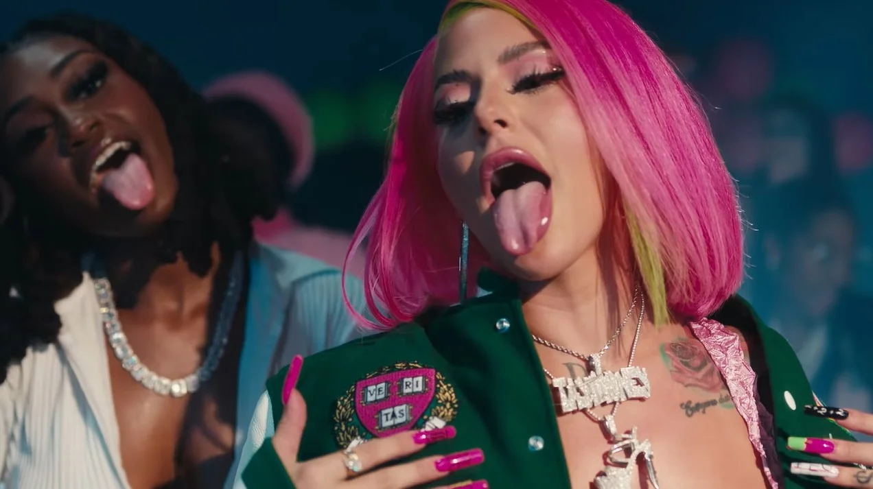 A screenshot from the music video associated with the origin of the 'I Understood the Assignment' meme.