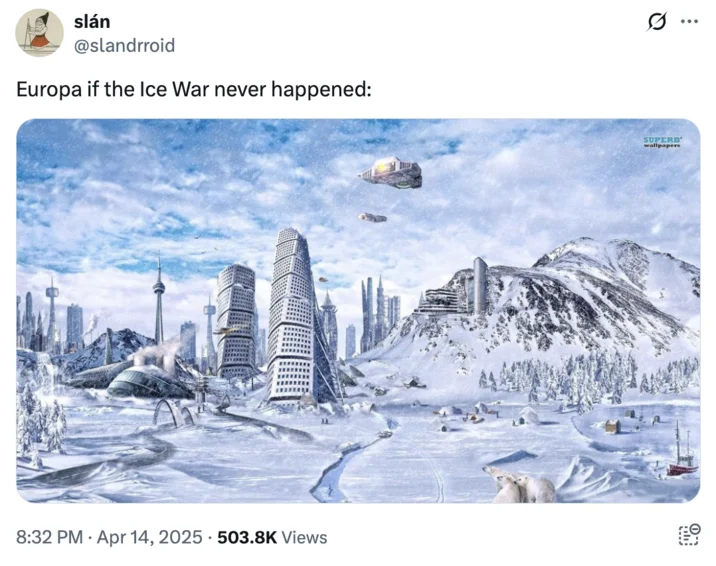 Counterfactual scenario showing alternate timeline.