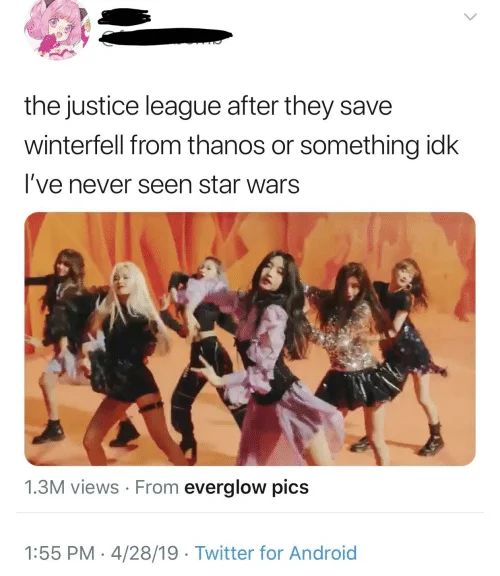 Snowclone meme admitting never watching the media.