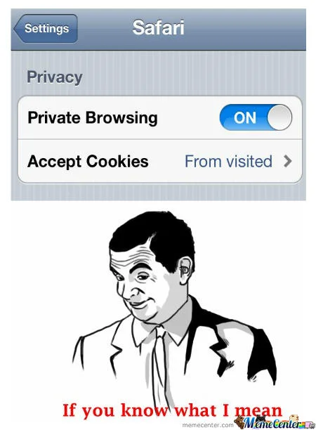 A 'roses are red' variant using the phrase as an innuendo punchline beneath the Mr. Bean smirk.