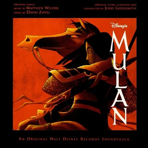 The cover of Disney's Mulan Original Walt Disney Records Soundtrack, which featured the song 'I'll Make a Man Out of You'.