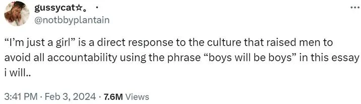 Explains the meme's cultural critique of gendered double standards.