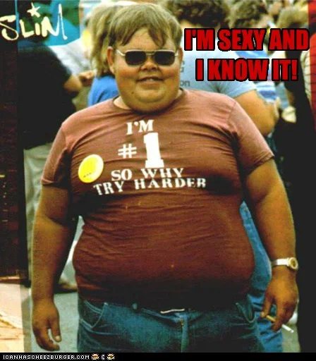 A December 2011 Cheezburger user-submitted image macro tied to the 'Sexy and I Know It' craze; the source is no longer reachable.