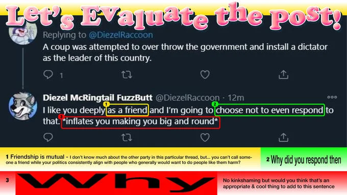 Critical analysis of the original exchange.