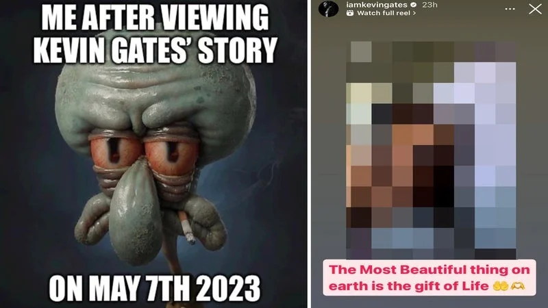 References viral reaction and mysterious content.