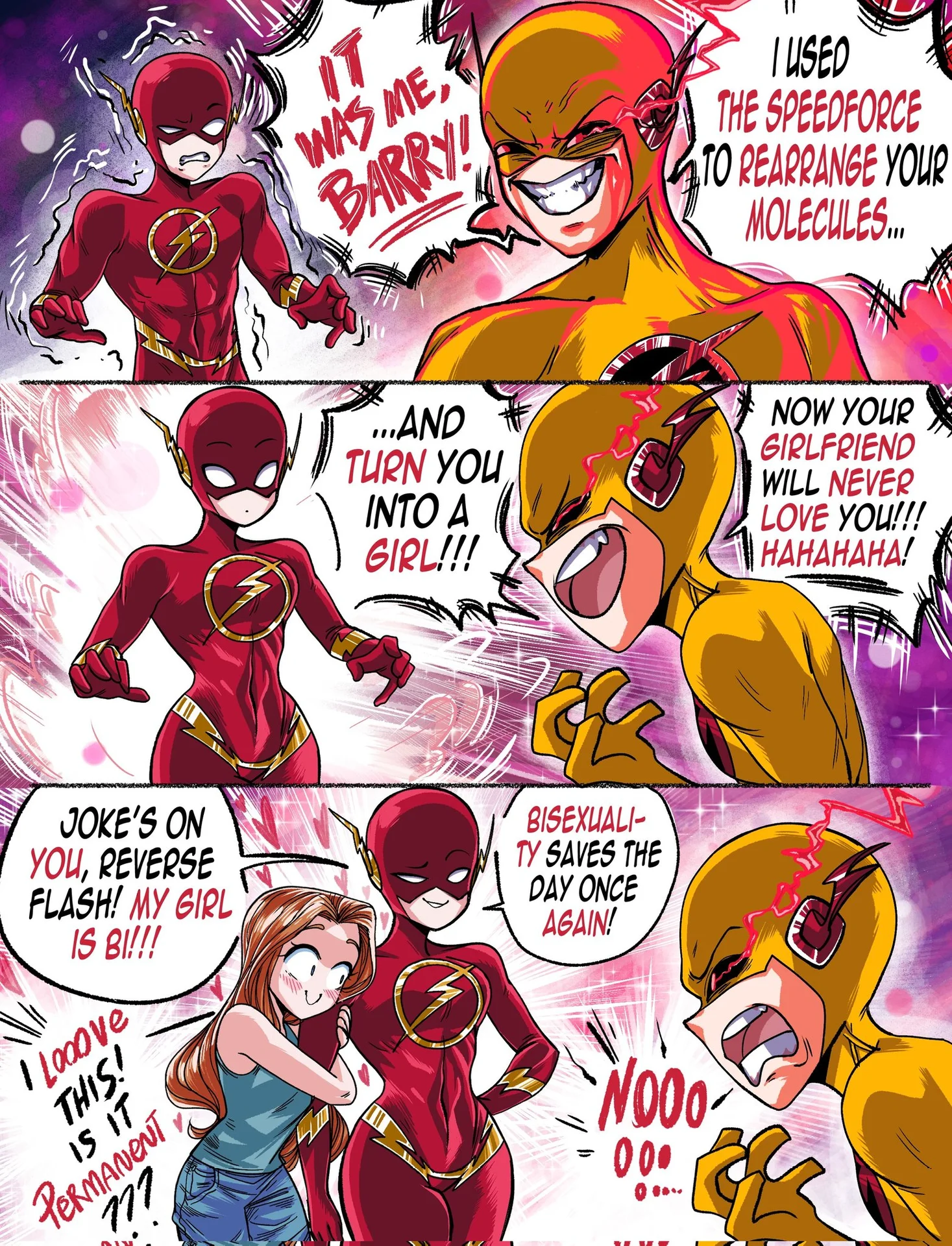 A crossover zoomposting variation where Zoom takes credit for the Ken Penders lawsuit that led to the Sonic comics reboot known as the Super Genesis Wave.