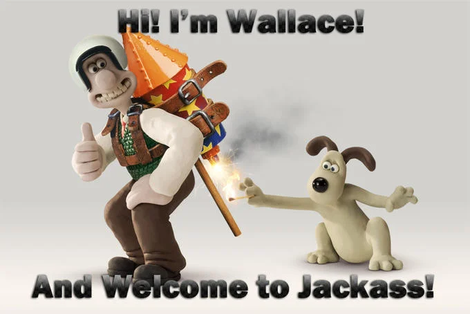 A 'Welcome to Jackass' image macro variant using the Titanic to riff on the show's opening catchphrase.
