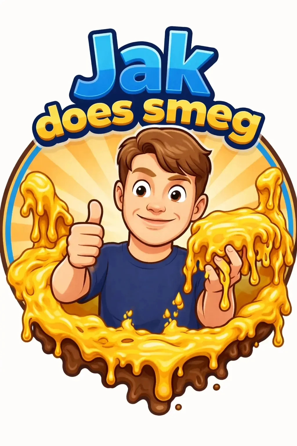 A 'Jak does smeg' remix of the logo, one of many crude parody variations spawned by the meme's popularity.