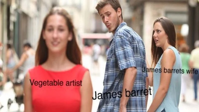 The iconic format perfectly encapsulating the meme's core joke.